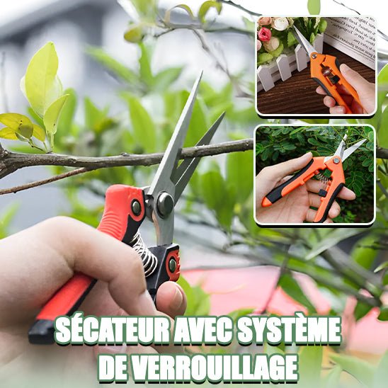 SECATEUR | A POINTE FINE - La Main Verte™ - Innovation Jardin