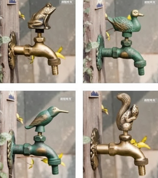 Robinet pour exterieur | Animalier Laiton Antique