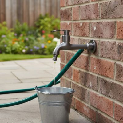 robinet extérieur coule dans sot