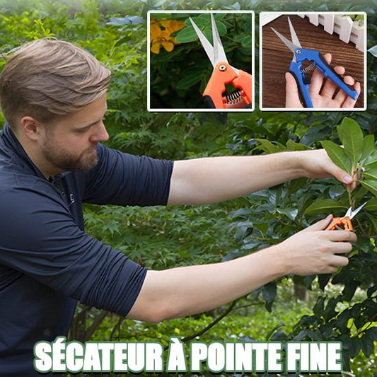 SECATEUR | A POINTE FINE - La Main Verte™ - Innovation Jardin