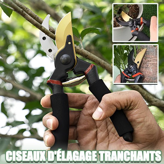 SECATEUR | PROFESSIONNEL - Lame d'Elite™ - Innovation Jardin