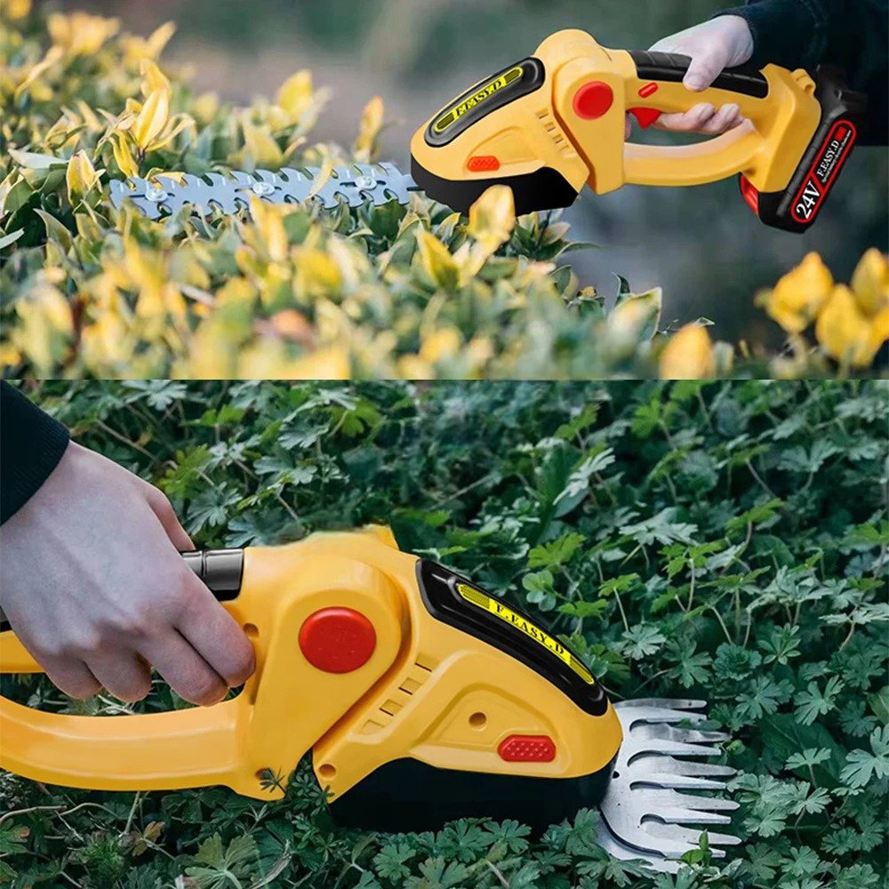 Tondeuse à Gazon - ElectricHedgeTrimmer™ - Jaune - Innovation Jardin