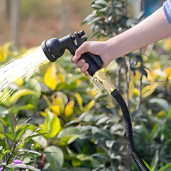 Tuyau Arrosage Extensible - HydroStretch™ - Innovation Jardin