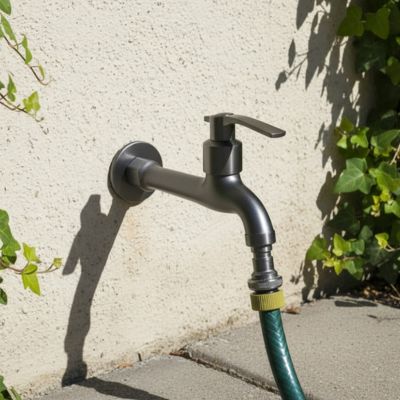 tuyaux arrosage raccorder robinet extérieur